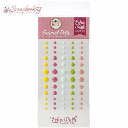 Дотси Echo Park All Girl Adhesive Enamel Dots 60шт