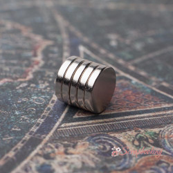 Неодимовий магніт круглий 10мм*2мм, 1шт