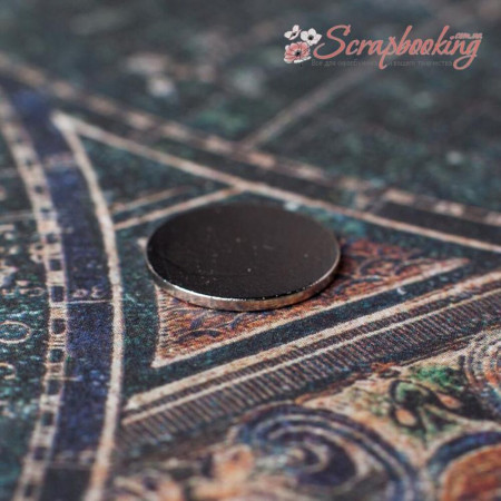 Неодимовый магнит круглый 12мм*1мм, 1шт