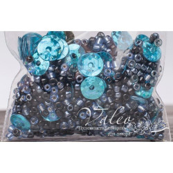 Наповнювач для шейкера Valeo чорний-тиффані 10гр V2984