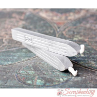 Сургуч с фитилем 10см серебро