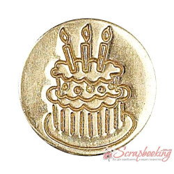 Сургучна печатка Manuscript Cake (торт), 1,9см
