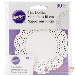 Набір мереживних серветок Wilton White Circle 9204, 30шт