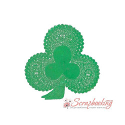 Набір мереживних серветок Royal Lace Green Shamrock, 18шт