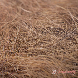 Сизаль коричнева із золотим мк27, 60г