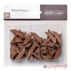 Чіпборд Studio Calico Atlantic Boats and Anchors, 35шт