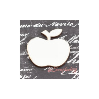 Чіпборд мк яблуко 3,0*3,4см, 1шт