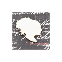 Чіпборд мк дівчина 2,9 * 3,3 см, 1шт