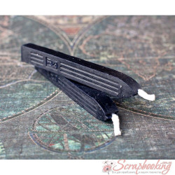 Сургуч з ґнотом 10см синій темний