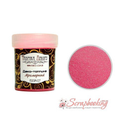 Топінг декоративний мармуровий Рожевий фламінго, 65гр