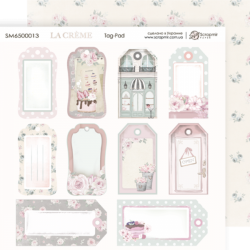 Аркуш паперу 20*20см Scrapmir La Creme Tag-Pad двосторонній