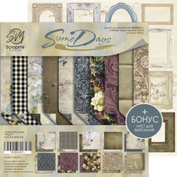 Набір паперу 30*30см Scrapmir Some days 10 аркушів двостороння