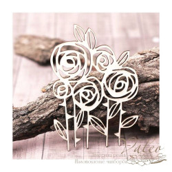 Чіпборд Valeo Букет квітів 81*117мм V1127