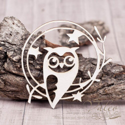 Чіпборд Valeo Сова на гілці 89*88мм V1200