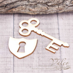 Чіпборд Valeo набір Ключик 43*51мм V1363