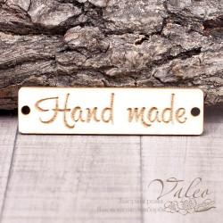 Чіпборд Valeo бирка Hand made 60*15мм V1373