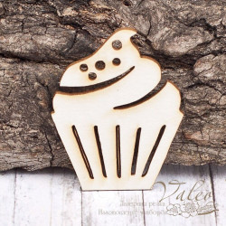 Чіпборд Valeo Тістечко 34*43мм V1474