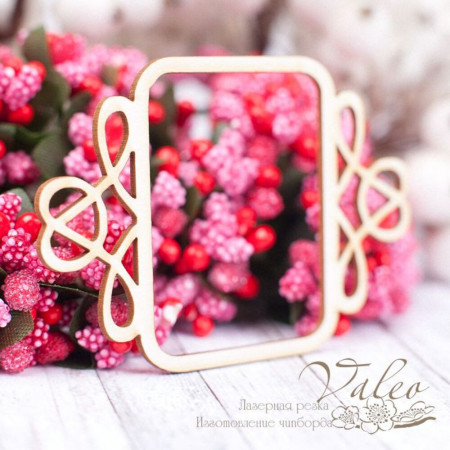 Чіпборд Valeo Ажурна рамка 48*68мм V1502