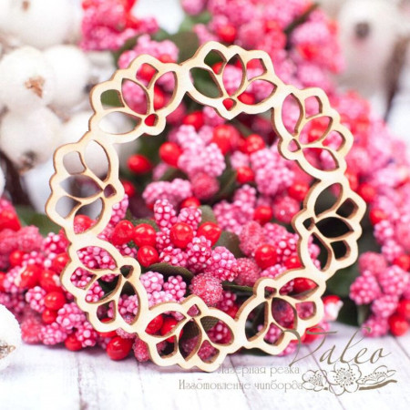 Чіпборд Valeo Ажурна рамка 57*57мм V1507