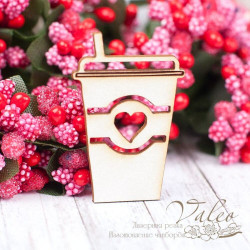 Чіпборд Valeo Стаканчик кави 26*39мм V1525