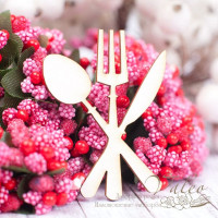 Чипборд Valeo Столовые приборы 36*49мм V1533