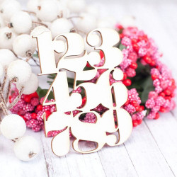 Чіпборд Valeo Фон Цифри 48*64мм V1561