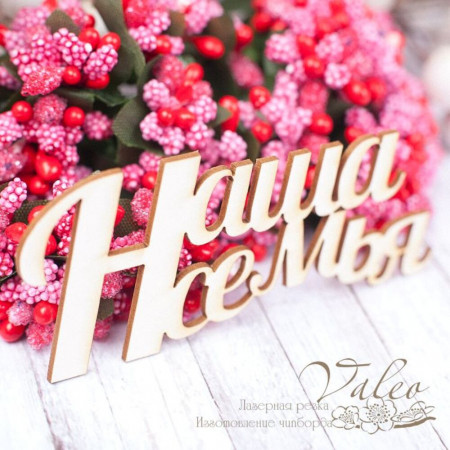 Чіпборд Valeo Наша сім'я 83*35мм V1575