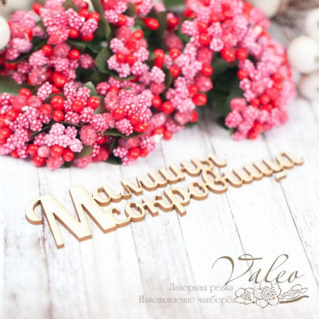 Чіпборд Valeo Мамині скарби 103*30мм V1581