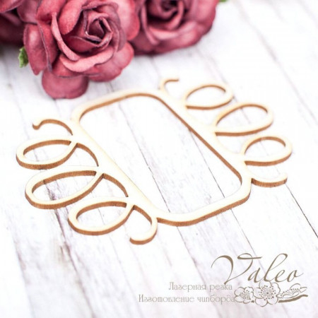 Чіпборд Valeo Ажурна рамка 52*77мм V1673