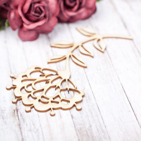 Чіпборд Valeo Квіточка 75*88мм V1661