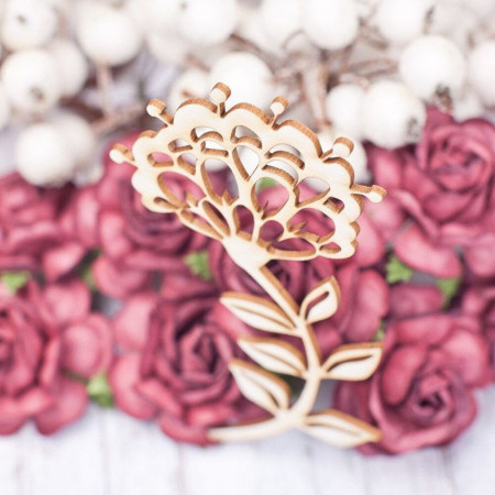 Чіпборд Valeo Квіточка 75*88мм V1661