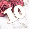 Чипборд Valeo Цифра 10 52*32мм V1613