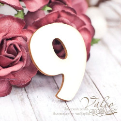 Чіпборд Valeo Цифра 9 36*30мм V1611