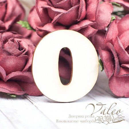 Чіпборд Valeo Цифра 0 29*30мм V1612