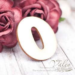 Чіпборд Valeo Цифра 0 29*30мм V1612