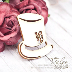 Чіпборд Valeo Капелюх циліндр 37*36мм V1645