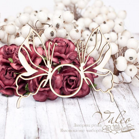 Чіпборд Valeo рамка Метелики 98*77мм V1636