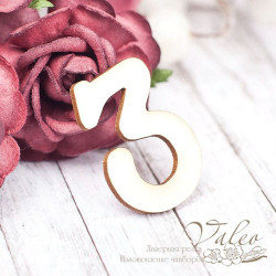 Чіпборд Valeo Цифра 3 21*30мм V1594