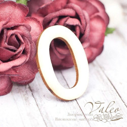 Чіпборд Valeo Цифра 0 21*30мм V1601