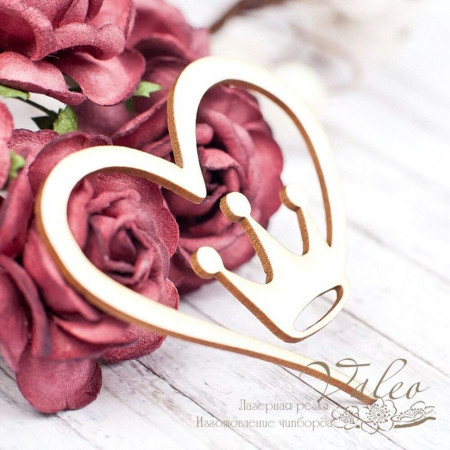 Чіпборд Valeo Серце 57*55мм V1651