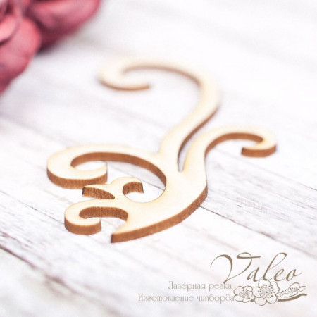 Чіпборд Valeo Завиток 66*35мм V1616