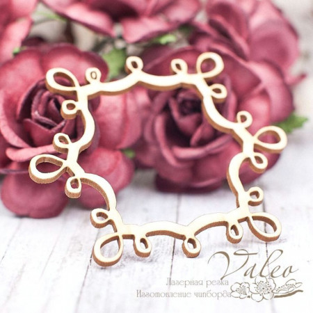 Чіпборд Valeo Ажурна рамка 46*53мм V1649