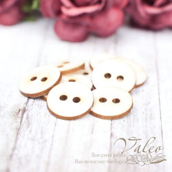 Чіпборд Valeo Гудзики 10шт 15*15мм V1644