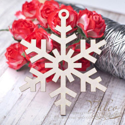 Чіпборд Valeo Сніжинка 68*81мм V2794