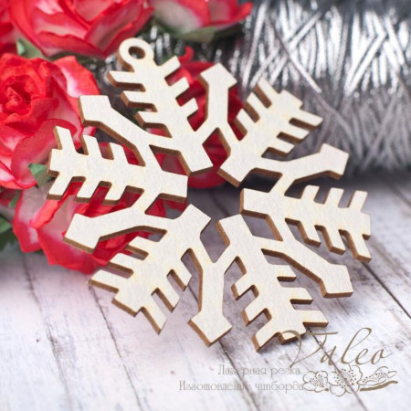 Чіпборд Valeo Сніжинка 60*65мм V2795