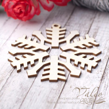 Чіпборд Valeo Сніжинка 60*65мм V2795