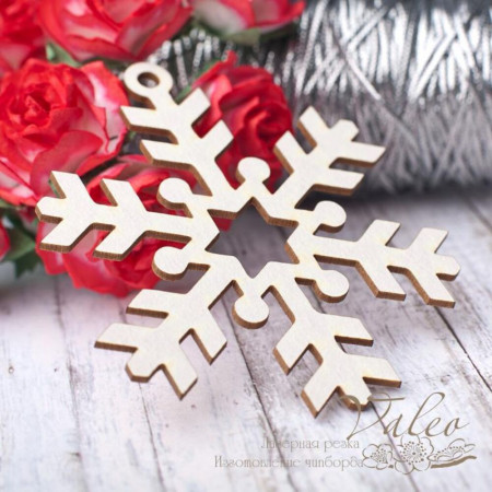 Чіпборд Valeo Сніжинка 68*70мм V2796