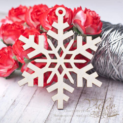 Чіпборд Valeo Сніжинка 66*64мм V2797