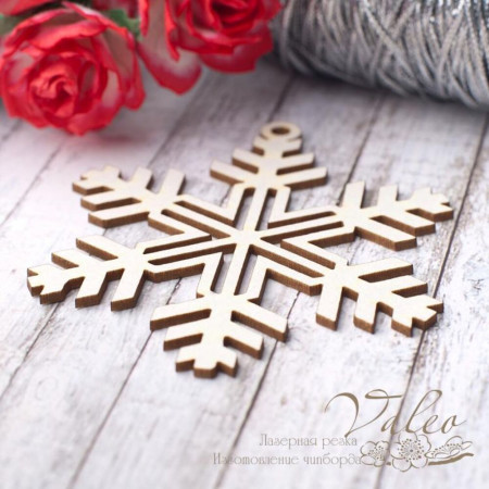 Чіпборд Valeo Сніжинка 67*67мм V2799