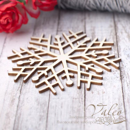 Чіпборд Valeo Сніжинка 66*66мм V2802